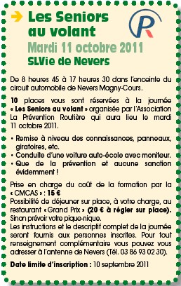 SLVie 04 - Séniors au volant 2011